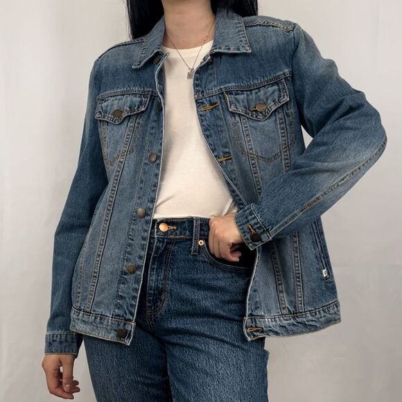Billabong Muted Blue Denim Jacket - Picture 1 of 8